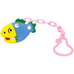 Кліпса для пустушки з ланцюжком 
