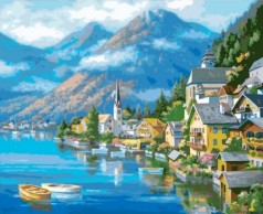 Алмазна мозаїка по номерах 30*40 