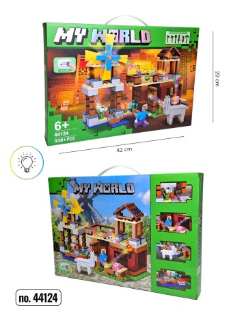 Конструктор МС 44124 (330 дет.) 42*29*6см //