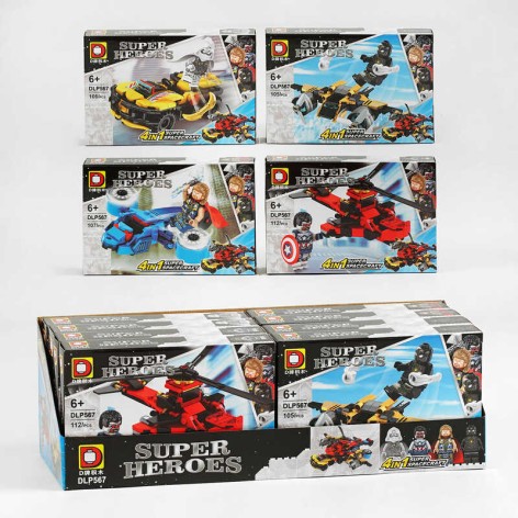 Конструктор 106дет. 20-13*4см /30/240/8шт в кор.