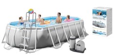 Intex Басейн каркасний (об'єм:18202л, розмір:503х274х122см, сходи, насос-фільтр 5678 л/год, скіммер), в коробці