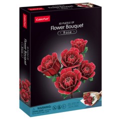 Трехмерная головоломка-конструктор серии Букет цветов 