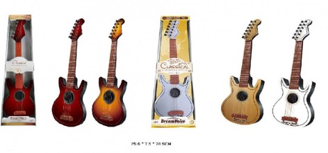Гітара 4 види мікс, в коробці 25.5*7.5*79 см, 72 см