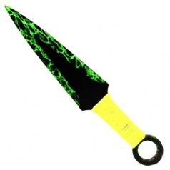 Нож деревянный сувенирный пфут, зеленый