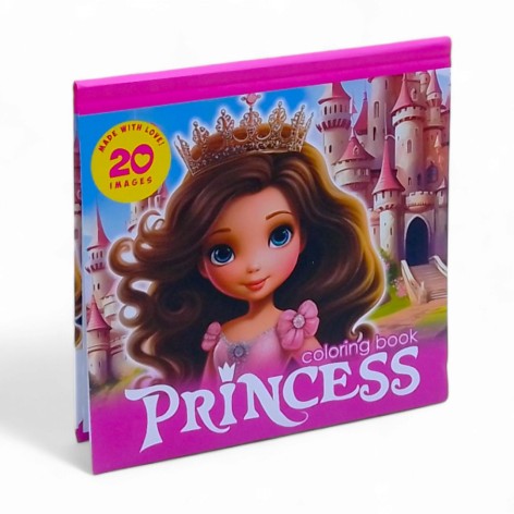 Раскраска интегральная, Принцессы, 14 х 14 см, 24 листа