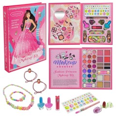 Набор косметики лак, помада, карандаш, аксессуары для волос, наклейки, тени кор.17*23*2, 5 см /72-6/