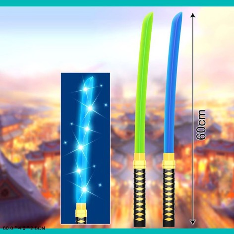 Меч батарь 2 цвета, свет, п/е 60*4*2,5см 