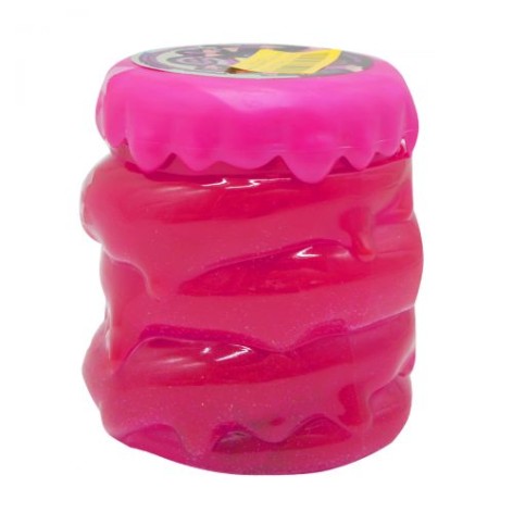 Слайм с блестками (розовый) укр