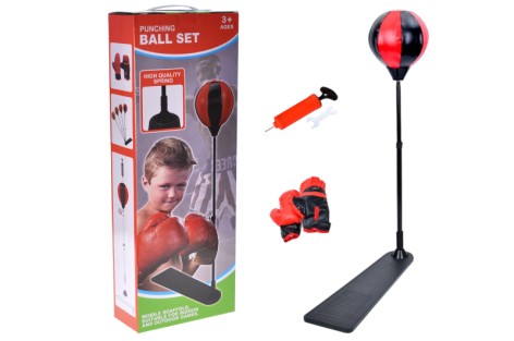 Боксерський набір дитячий A-Toys зі стійкою грушою перчатками насосом (MY2017A)
