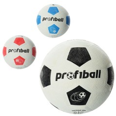 Мяч футбольный размер 4, резина Grain, Profiball, 3 кол, сетка, кул., 290 г /30/