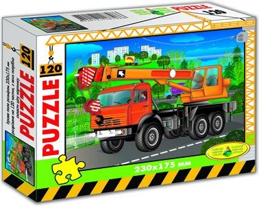 Пазли "Автокран" 120 елементів