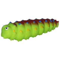 Антистресс гусеница мялка 15 см зеленая