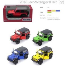 Іграшкова модель Джип 5' KT5412WB Jeep Wrangler металева, інерційна, відчиняються двері, 4 кольори