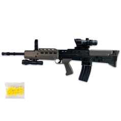 Автомат L85A2+ SA80 пластик+ метал, лазер ліхтарик та приціл /5/