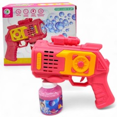Пистолет с мыльными пузырями MIC розовый (666-1)