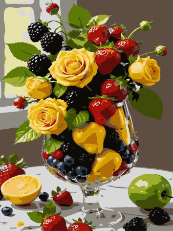 Картина по номерам Strateg 