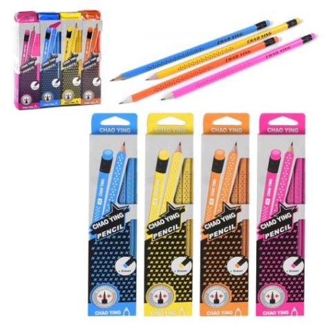 Набір простих олівців "Chao Ying", 12 шт.