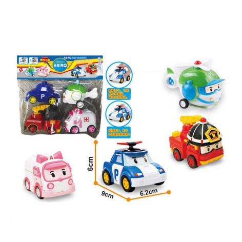 Набір машин 4 штуки в