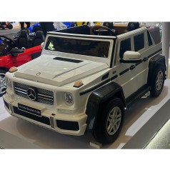 Джип машина на акумуляторі M 6150AL-1(24V) (1шт) 1*24V200W, 1*24V10AH, гумов.колеса, BLUETOOTH, USB, шкіра, світло, білий
