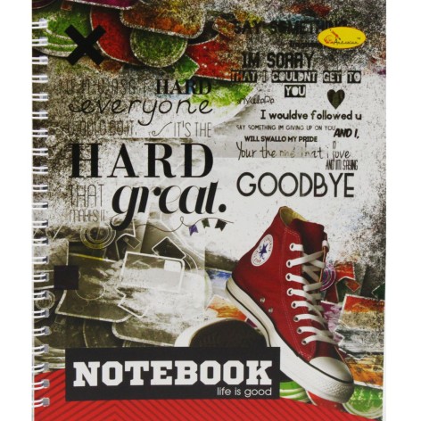 Блокнот 120 л. Кеды