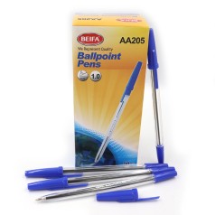 Ручка кульк. Beifa синя, карт. уп. ціна за 50шт. //