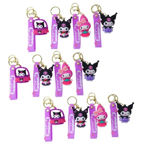 Брелок аніме MIC "Куромі" 5 см, гума, кріплення, ремінець (C70829)