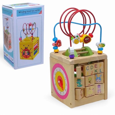 Розвиваюча іграшка Mut дерев'яний куб з лабіринтами