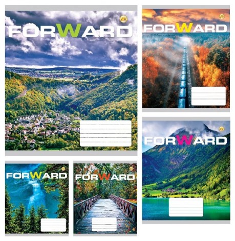 Тетрадь 12 арк.клетка Твердая ТА51106 Природа, 25/600, 5к. цена за 25 шт.