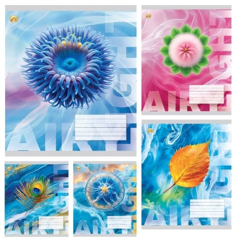 Зошит 60 арк.клітинка Тверда ТА51606 Макро, 10/160  5к. ціна за 10 шт.