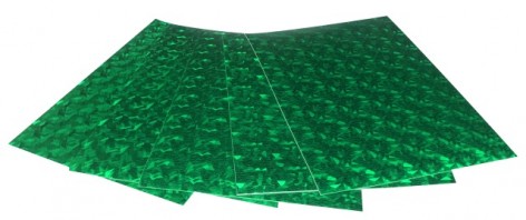 Кольорова ЕВА піна (Фоаміран) А4, 21х29, 7 см, 1,80 мм, 5 листів, темно-зелений