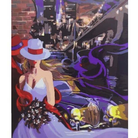 Картина за номерами "Ретро наречена"???