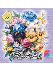 Розмальовка 200х200мм,100г, 8арк.,4+4,книжкове відкриття,2 скоби диз.24170