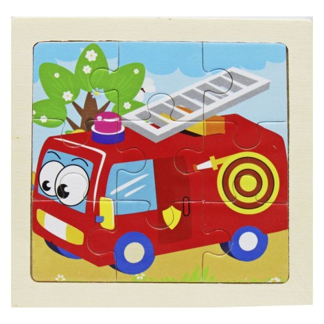 Деревянные пазлы с рамкой 