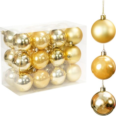 Набор шаров 24шт D6см 