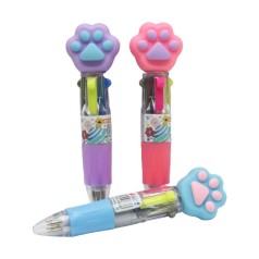 Ручка шариковая детская 4 цвета мини 