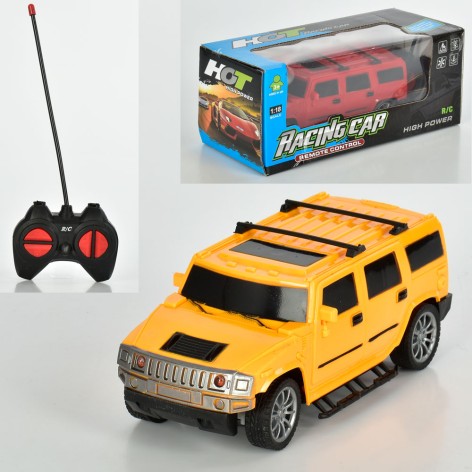 Р/К джип 20см, , 1:18, світло, 2 кольори, на бат-ці, в кор-ці, 24,5-11-10см 