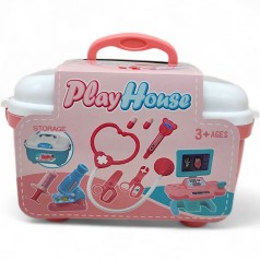 Набор врача, бокс розовый