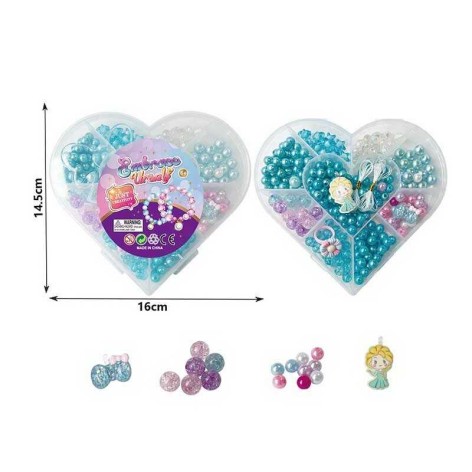 Набір бісеру ліска в боксі 16*14,5 см 