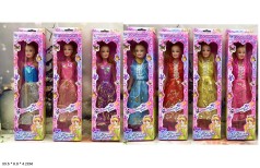 Кукла микс 8 видов, в праздничном платье корр. 35*8*4,2см 