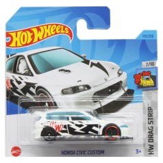 Базова машинка Hot Wheels honda civic custom white