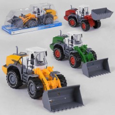 Трактор игрушечный 3 цвета.