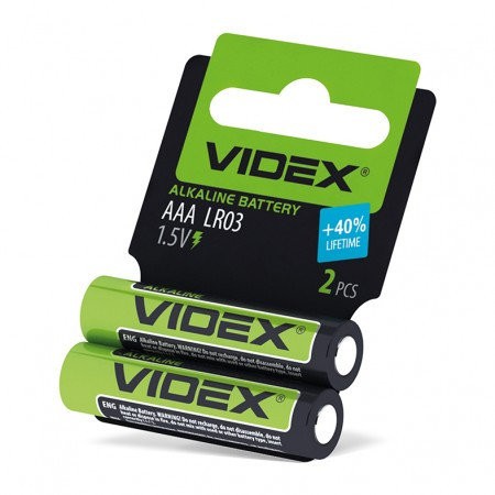 Батарейки Videx alkaline R03 ціна за 1 шт.