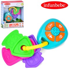 Гра брелок з ключами, 18см, прорізувач, звук, бат(табл), в кор-ці, 17-21-5,5см /24/