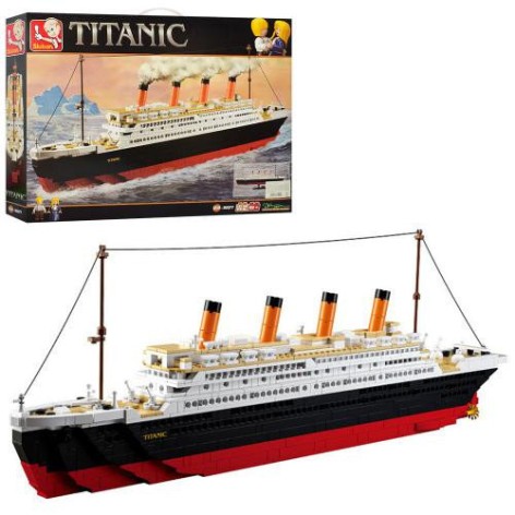 Конструктор Sluban Titanic, 651-280мм, фигурки, 1012 дет. в коробке, 64-48-9 см