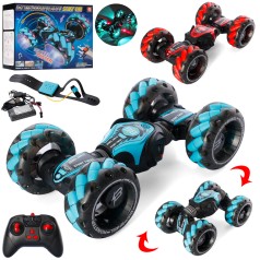 Р/К Машинка (пульт 2шт,1вид-одягається на руку), акум, трюкова, 35см, USBзар, 2 кольори, у кор-ці, 41,5-31,5-12см /4/