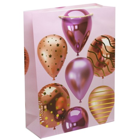 Пакет подарочный 41,5 х 30 см сиреневый.