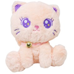 М'яка іграшка 20 см котик рожева