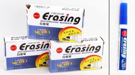 УЦЕНКА 70% Маркер для белых досок синий 10шт в упак. //