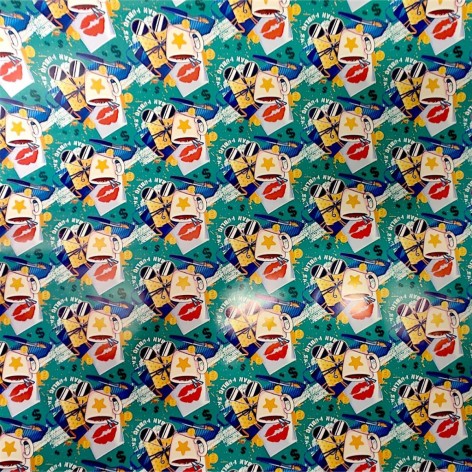 Папір подарунковий, 1 лист розміром 100х70 см