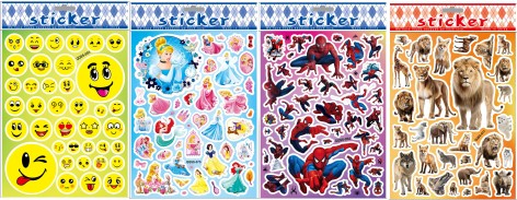 Наклейка голографічна срібне обведення 17,5*28см, 20в.(100*20), ціна за 4 шт. //